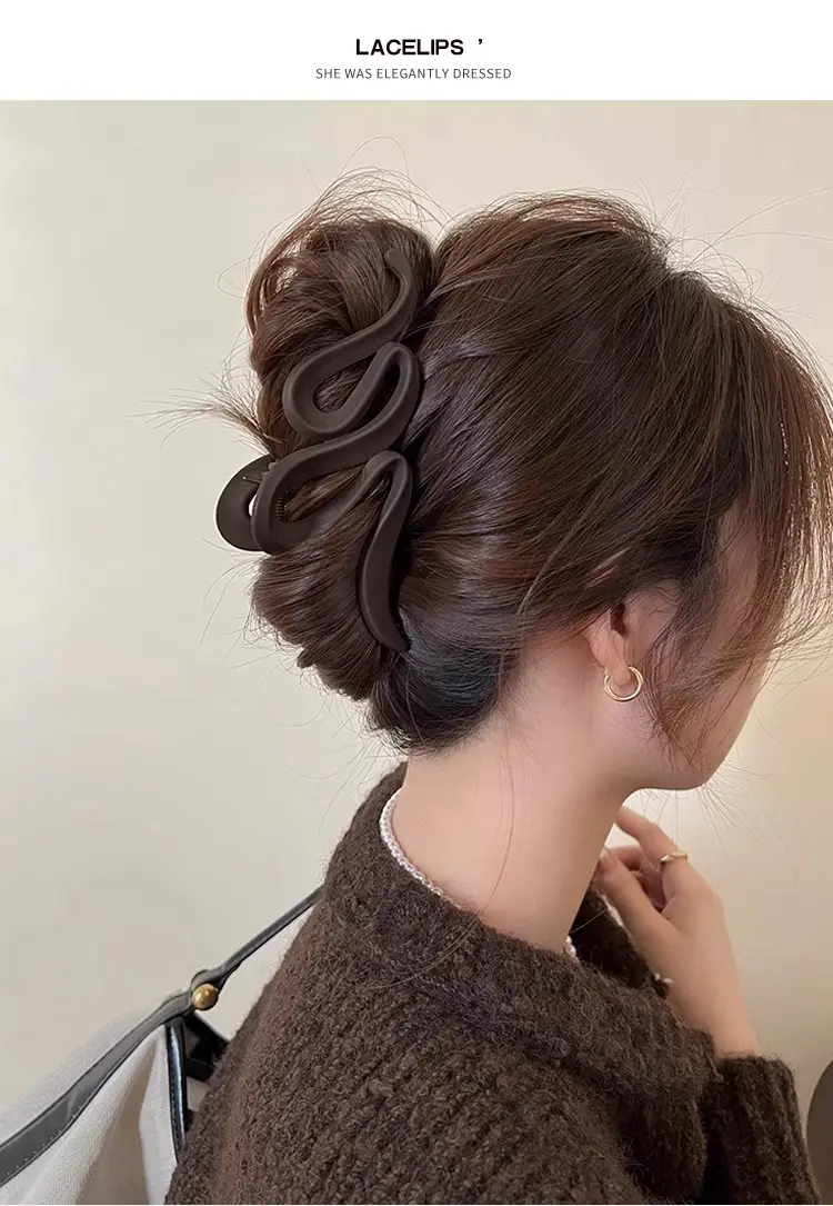 Frosted Shark Clip Hairpin for Women 2024 — feature 1