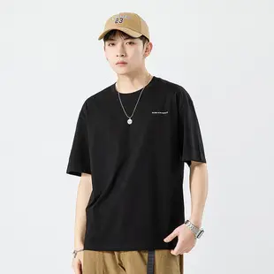 Men Striped T-Shirt Japanese Style Loose Fit — feature 4