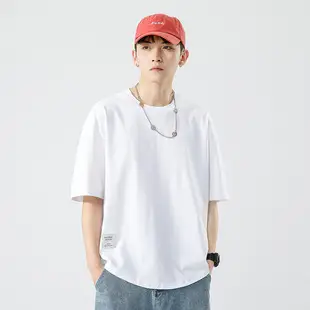 Men Striped T-Shirt Japanese Style Loose Fit — feature 6