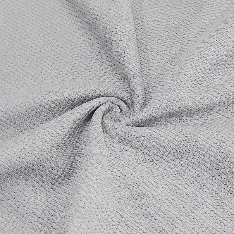 Men's White Lapel T-Shirt Heavy Waffle Oversize — feature 12