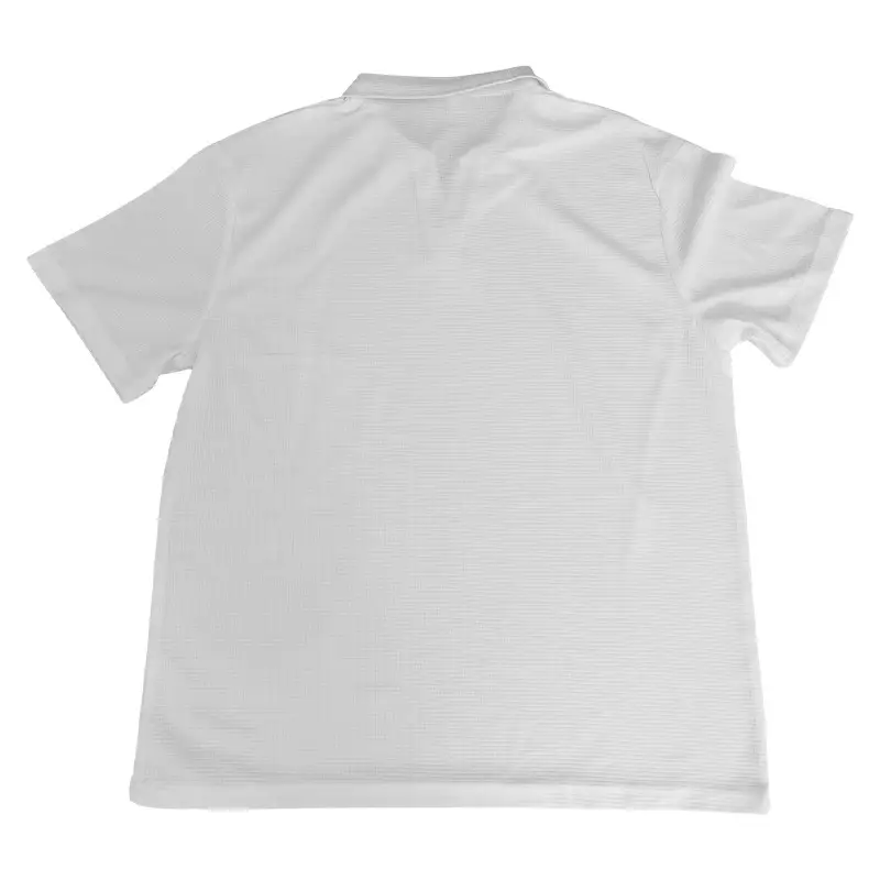 Men's White Lapel T-Shirt Heavy Waffle Oversize — feature 20