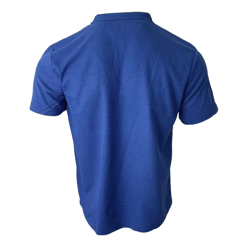 Men's White Lapel T-Shirt Heavy Waffle Oversize — feature 41
