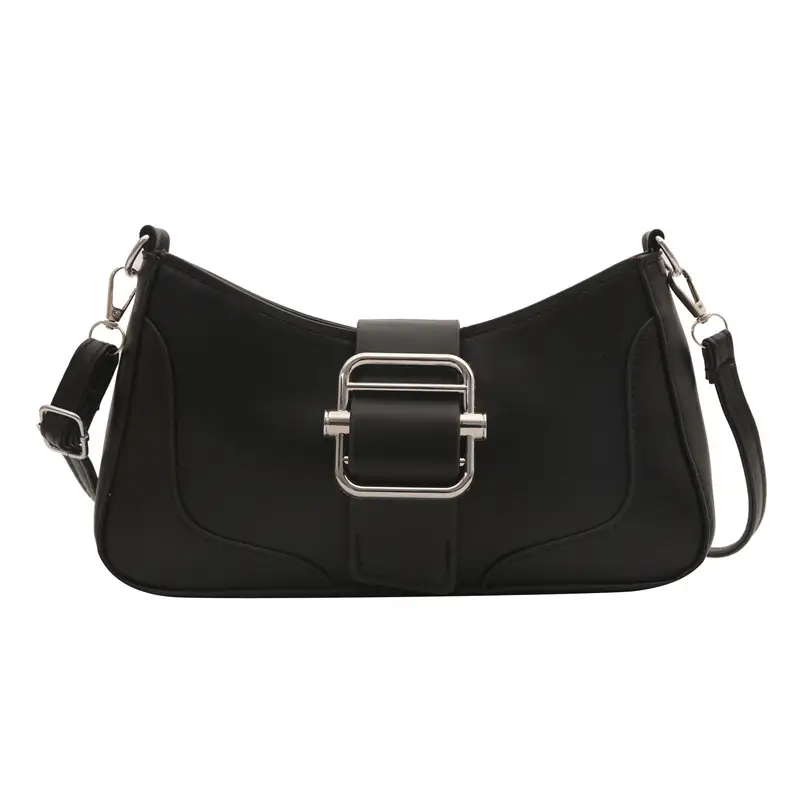 Women's Square Shoulder Messenger Bag Pink Black Brown - Image 10
