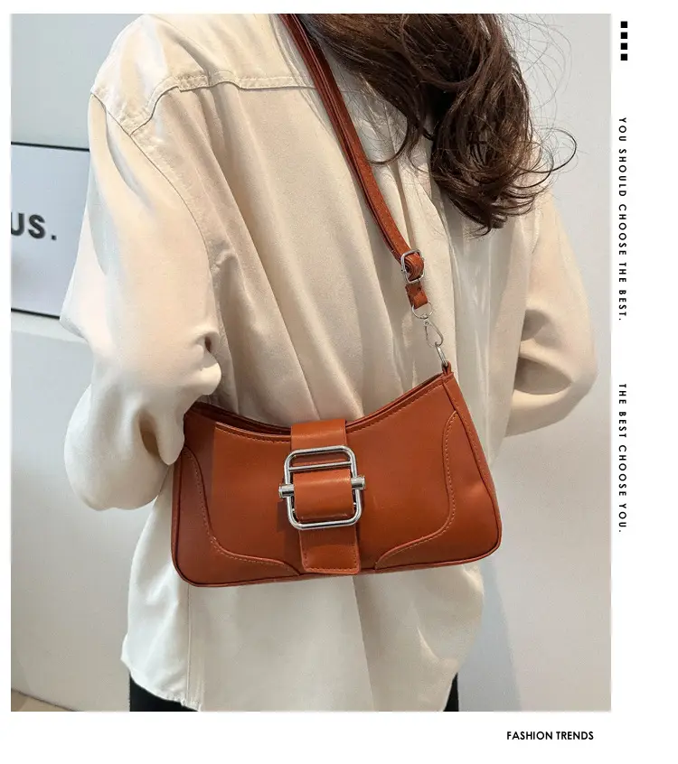 Women's Square Shoulder Messenger Bag Pink Black Brown — feature 1