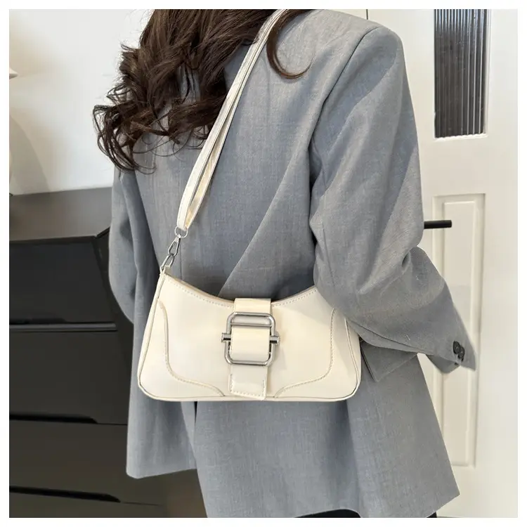 Women's Square Shoulder Messenger Bag Pink Black Brown — feature 14