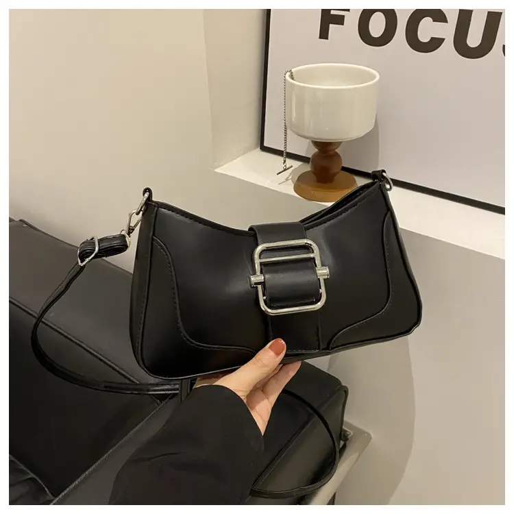 Women's Square Shoulder Messenger Bag Pink Black Brown — feature 27