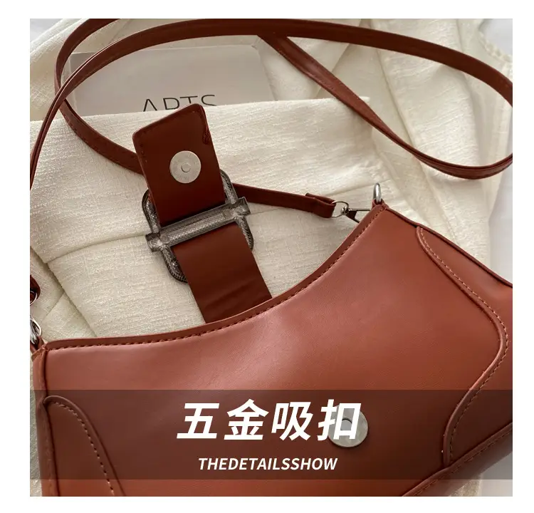 Women's Square Shoulder Messenger Bag Pink Black Brown — feature 5
