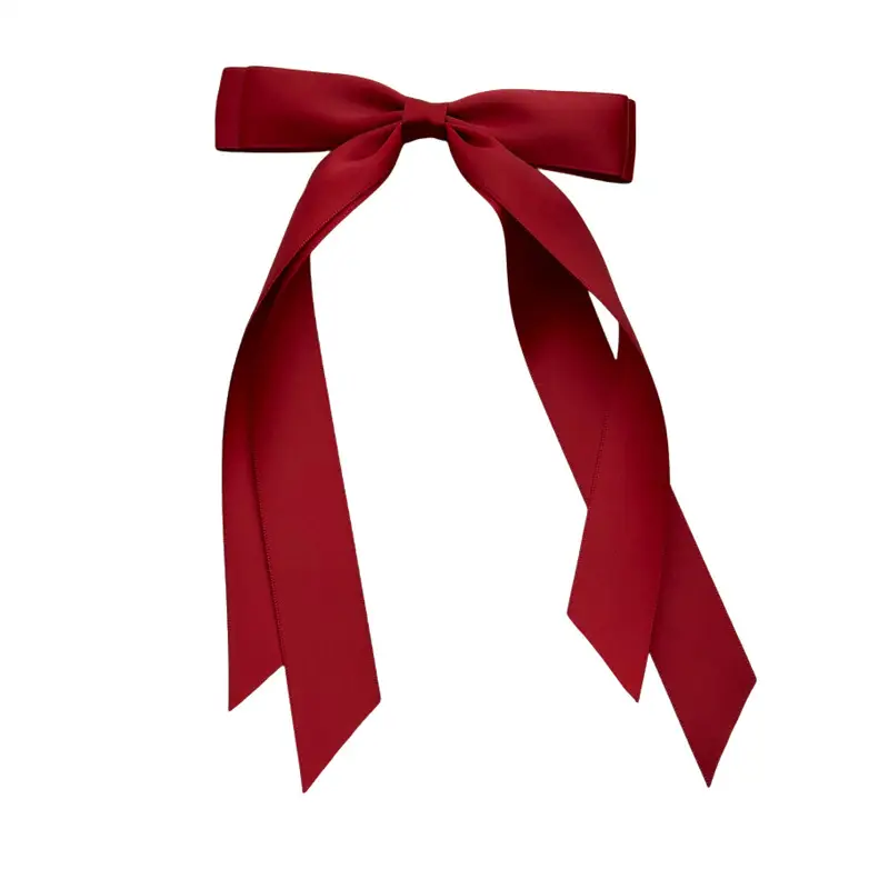 Cross-Border Bow Ribbon Hairpin for Long Hair