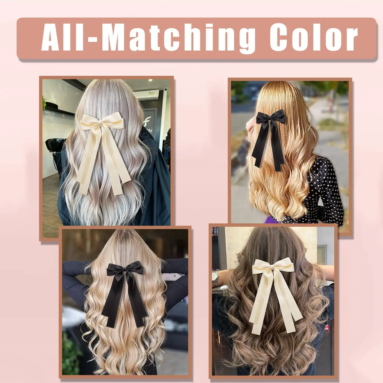 Cross-Border Bow Ribbon Hairpin for Long Hair — feature 5