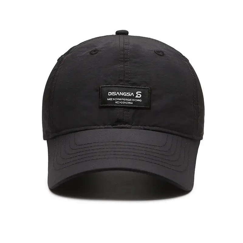 Men Women Baseball Cap Black Light Gray Navy Beige - Image 8