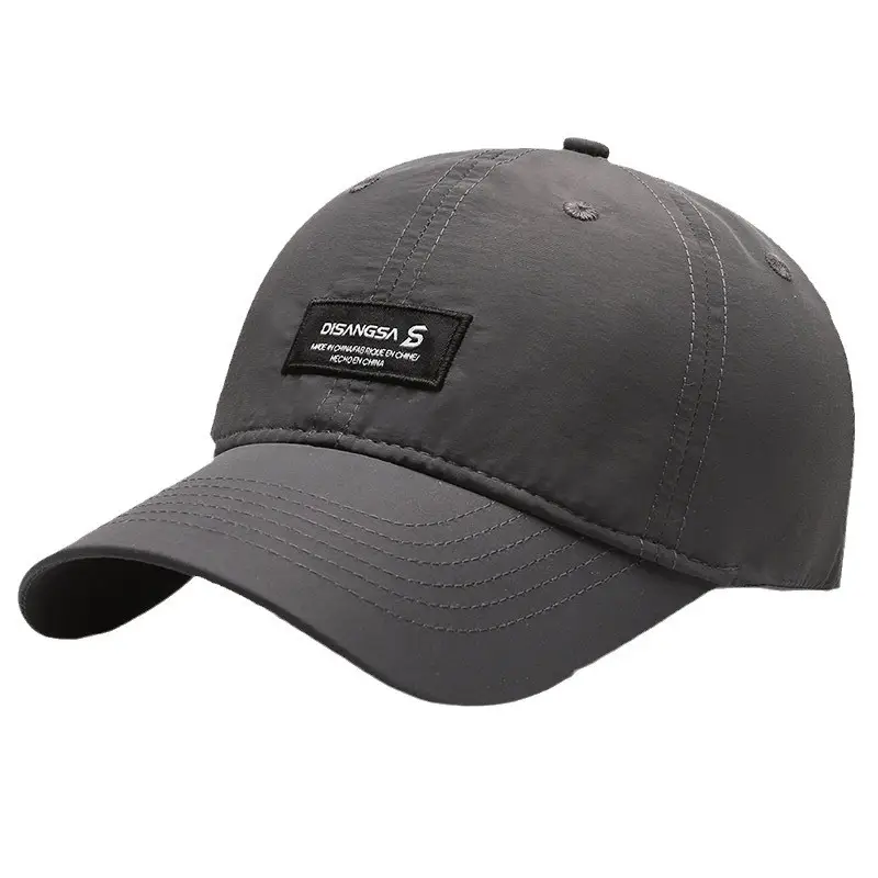 Men Women Baseball Cap Black Light Gray Navy Beige - Image 11