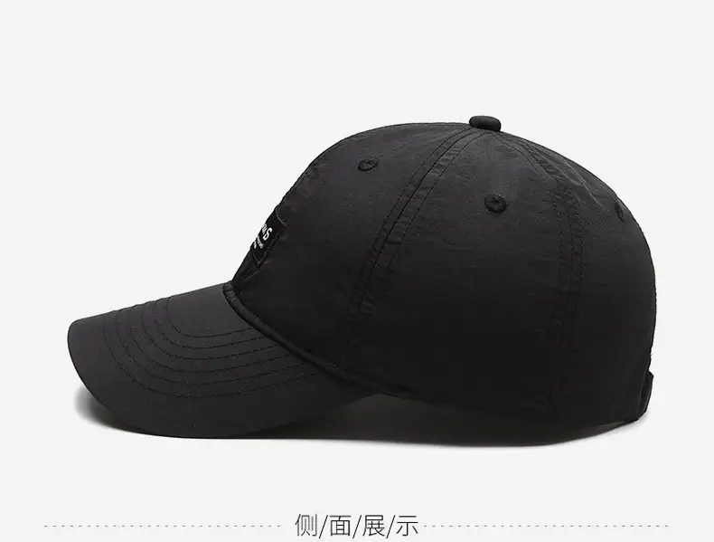 Men Women Baseball Cap Black Light Gray Navy Beige — feature 11