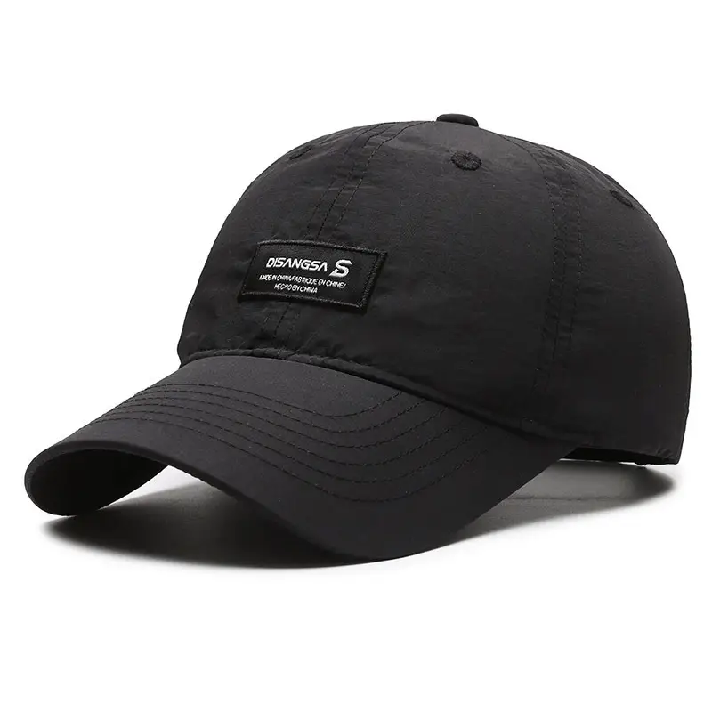 Men Women Baseball Cap Black Light Gray Navy Beige - Image 2