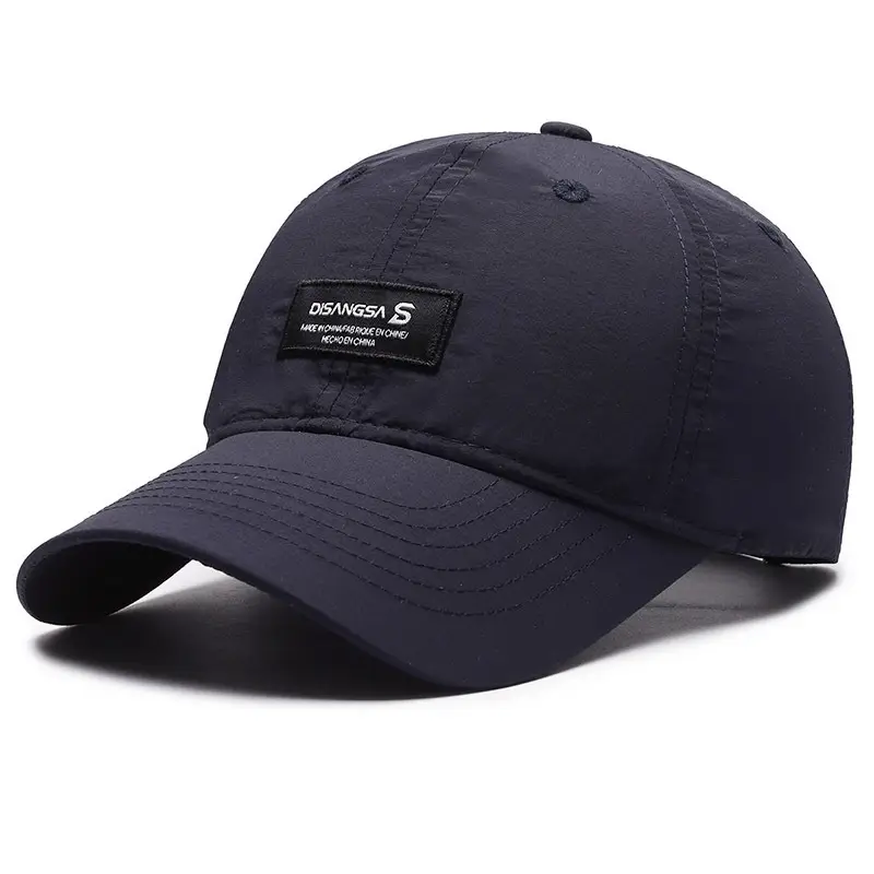 Men Women Baseball Cap Black Light Gray Navy Beige - Image 3