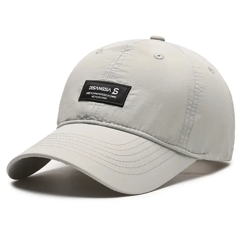 Men Women Baseball Cap Black Light Gray Navy Beige - Image 6