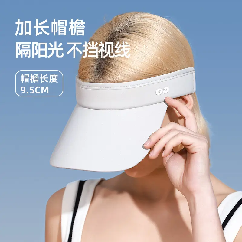 UV50+ Women Sun Hat White Breathable Outdoor Sports - Image 5
