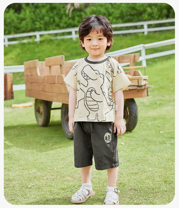 Pure Cotton Baby T-Shirt Summer Boys Girls — feature 14