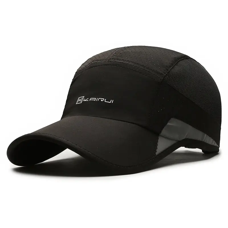 Men's Grey Mesh Baseball Cap with Logo - Image 12
