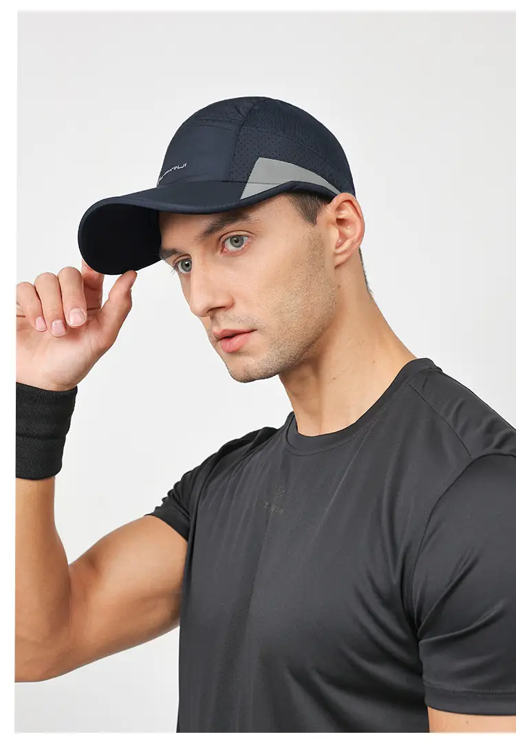 Men's Grey Mesh Baseball Cap with Logo — feature 20