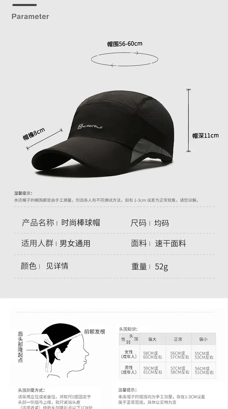 Men's Grey Mesh Baseball Cap with Logo — feature 3