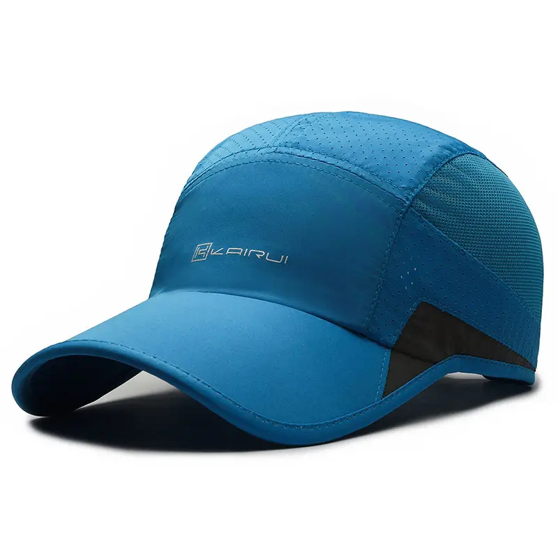 Men's Grey Mesh Baseball Cap with Logo - Image 7