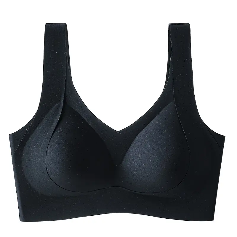 [High quality] fixed Cup thin seamless underwear Women's Big chest small anti-sagging anti-gravity tilevin bra