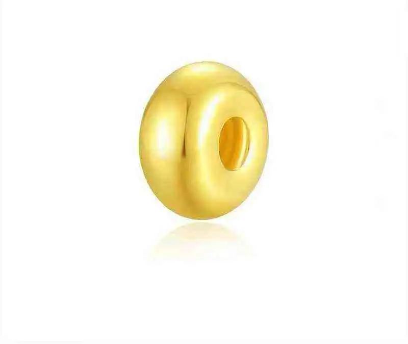 3D Hard Gold Spacer Disc Jewelry for Women