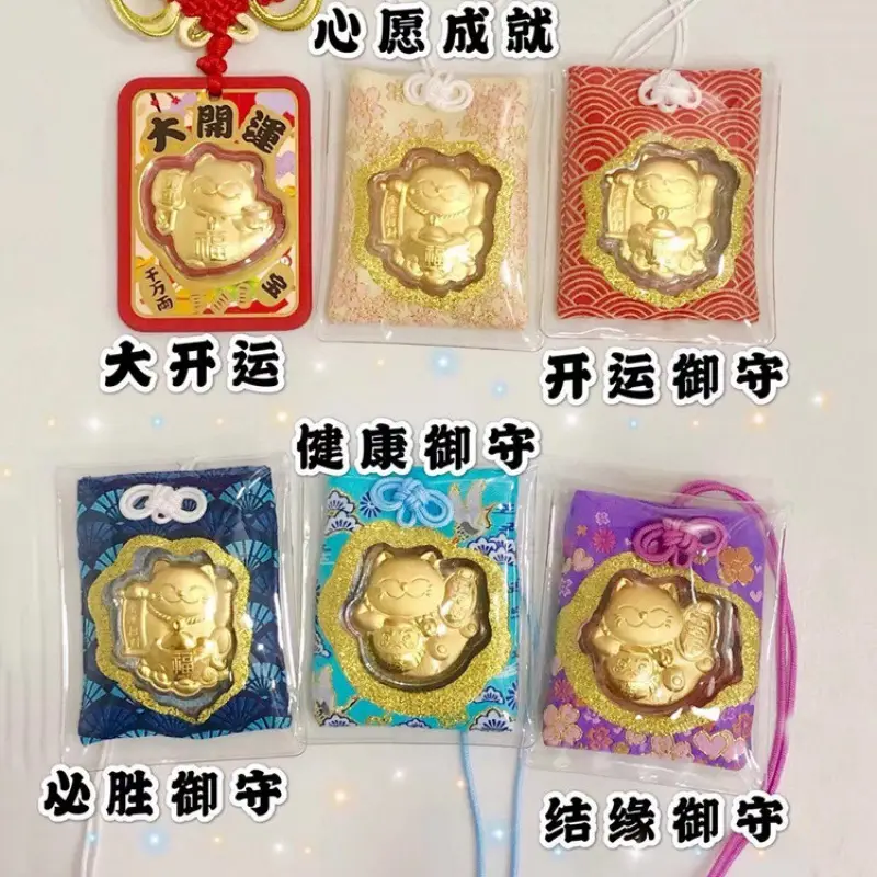 Gold Lucky Cat Pendant New Year's Gift Jewelry - Image 10