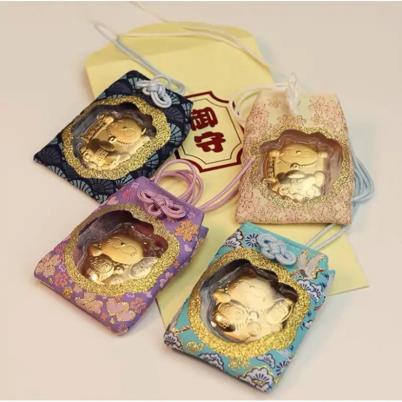 Gold Lucky Cat Pendant New Year's Gift Jewelry - Image 12