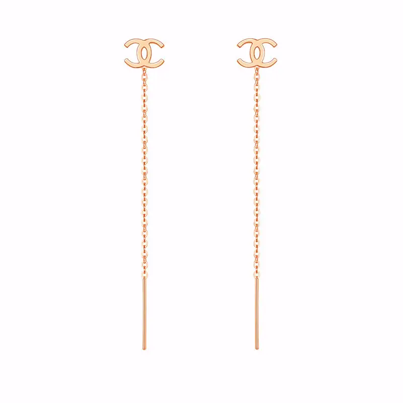 18K Gold Bubble Earrings Au70 Live Wholesale Rose Gold - Image 5