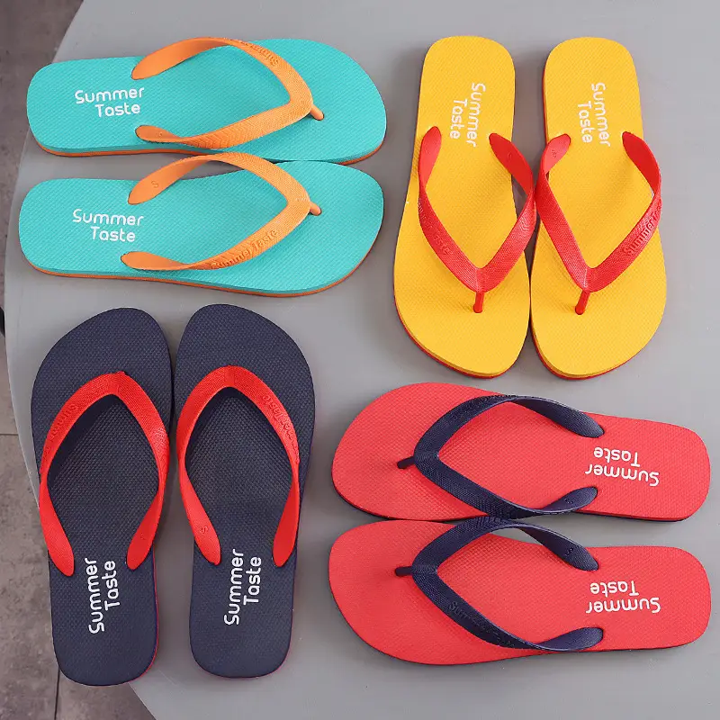 Flip-Flops Men's Flip-Flops Summer New Beach Slippers Casual Breathable Comfortable Flip-Flops Youth Sandals - Image 7