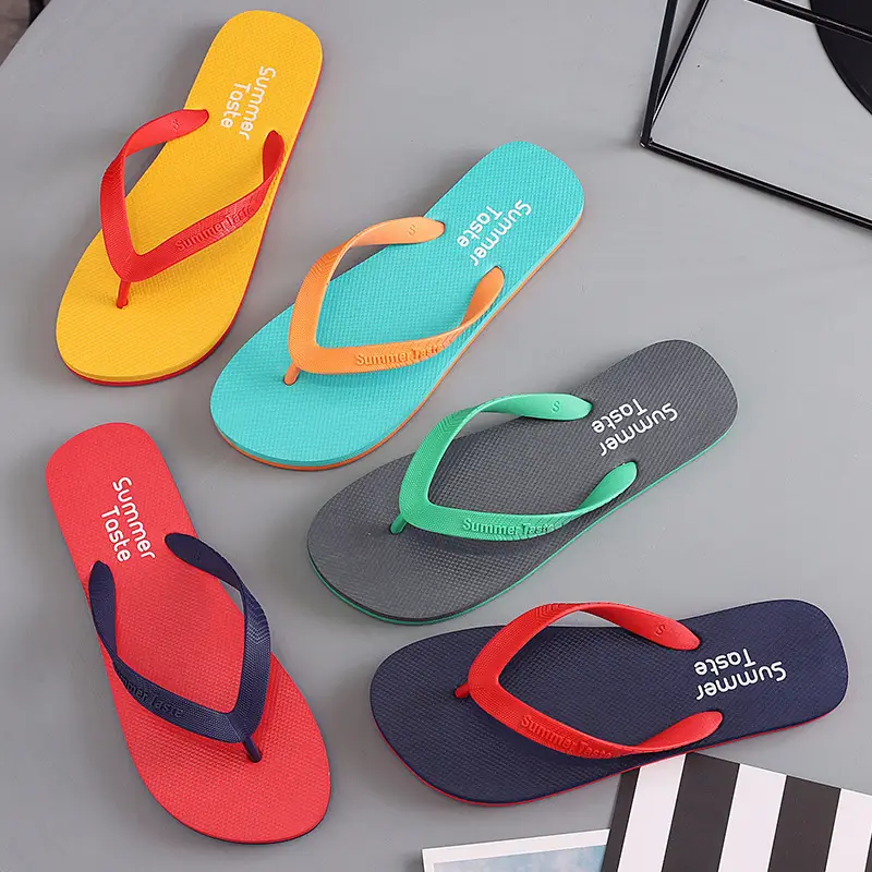 Flip-Flops Men's Flip-Flops Summer New Beach Slippers Casual Breathable Comfortable Flip-Flops Youth Sandals - Image 9