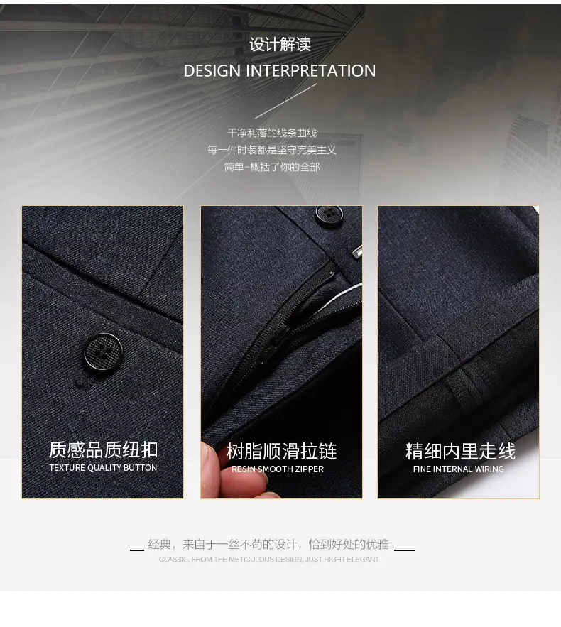 Men's Black Slim Fit Summer Pants with Belt — feature 5