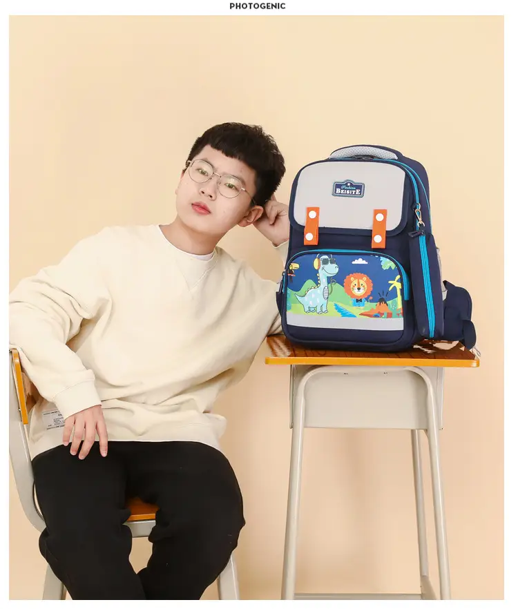 Primary School Students' 1-3 Grade Schoolbag Ridge Protector Backpack Children's Student Lightweight Reducer Schoolbag Shaodong Schoolbag — feature 28