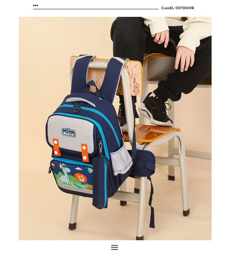 Primary School Students' 1-3 Grade Schoolbag Ridge Protector Backpack Children's Student Lightweight Reducer Schoolbag Shaodong Schoolbag — feature 29