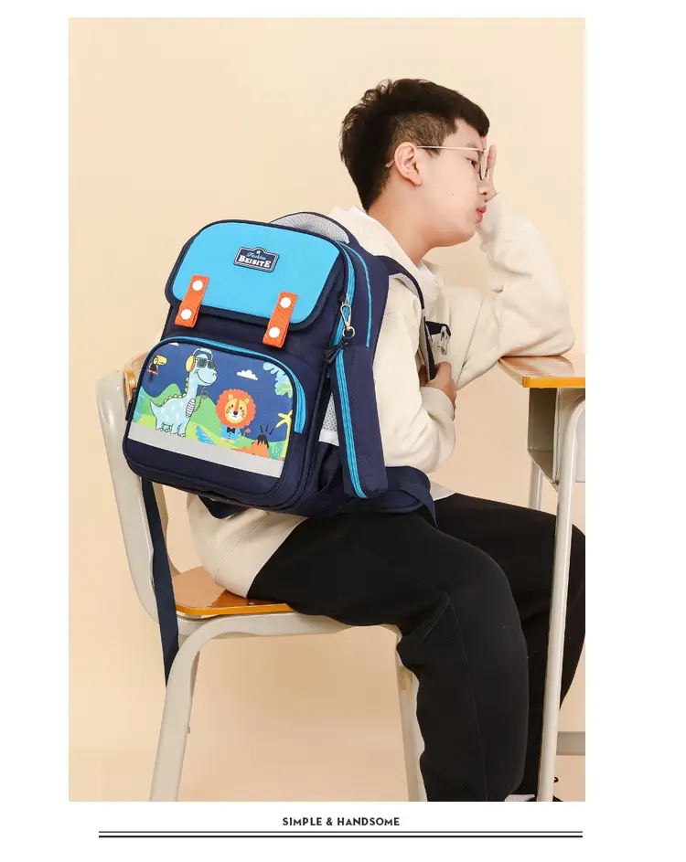 Primary School Students' 1-3 Grade Schoolbag Ridge Protector Backpack Children's Student Lightweight Reducer Schoolbag Shaodong Schoolbag — feature 31