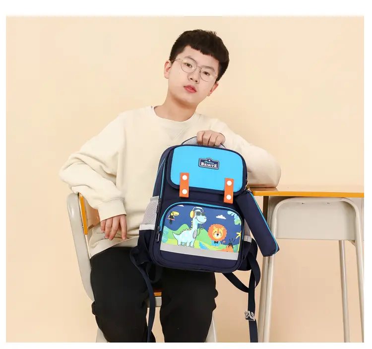 Primary School Students' 1-3 Grade Schoolbag Ridge Protector Backpack Children's Student Lightweight Reducer Schoolbag Shaodong Schoolbag — feature 32