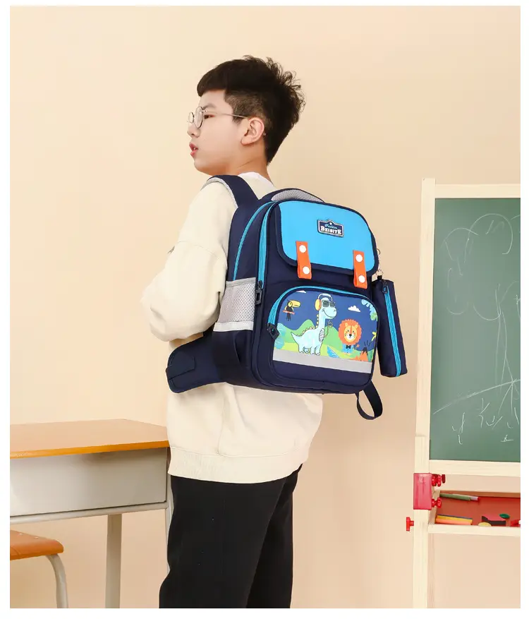 Primary School Students' 1-3 Grade Schoolbag Ridge Protector Backpack Children's Student Lightweight Reducer Schoolbag Shaodong Schoolbag — feature 33