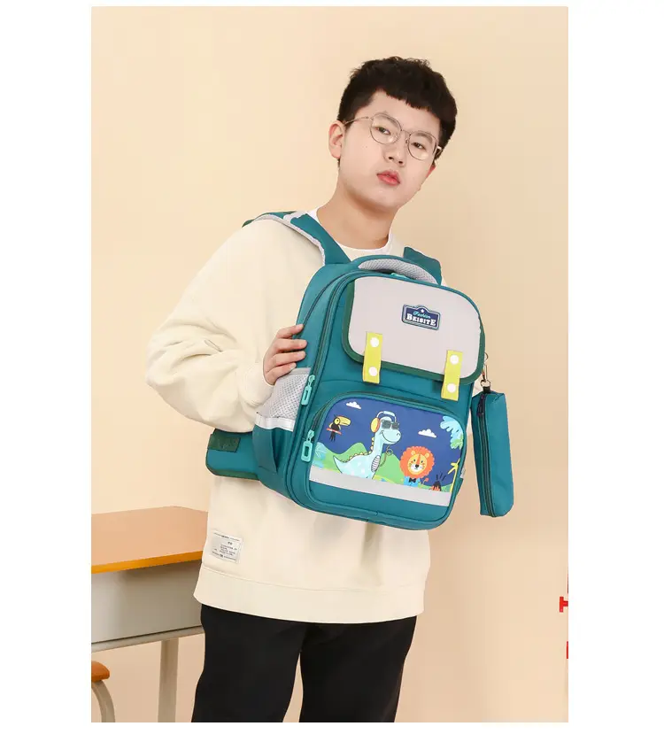 Primary School Students' 1-3 Grade Schoolbag Ridge Protector Backpack Children's Student Lightweight Reducer Schoolbag Shaodong Schoolbag — feature 35