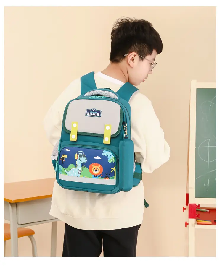 Primary School Students' 1-3 Grade Schoolbag Ridge Protector Backpack Children's Student Lightweight Reducer Schoolbag Shaodong Schoolbag — feature 36
