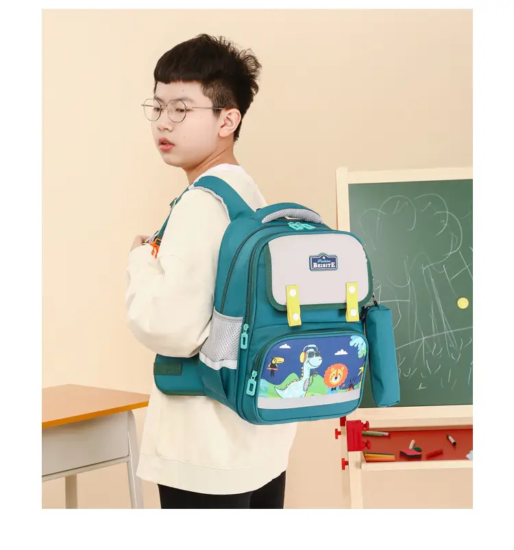 Primary School Students' 1-3 Grade Schoolbag Ridge Protector Backpack Children's Student Lightweight Reducer Schoolbag Shaodong Schoolbag — feature 37