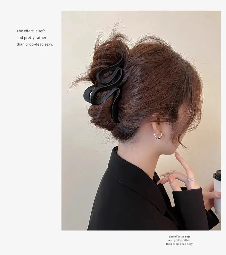 Frosted Wave Shark Hairpin for Women 2024 — feature 2