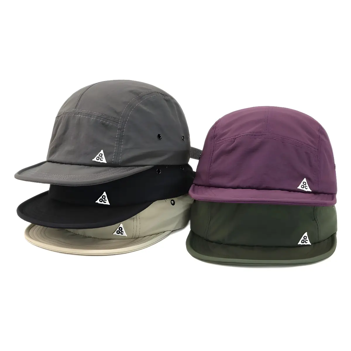 Japanese Style Embroidered Cap for Men Women Soft Brim 5-Piece - Image 6