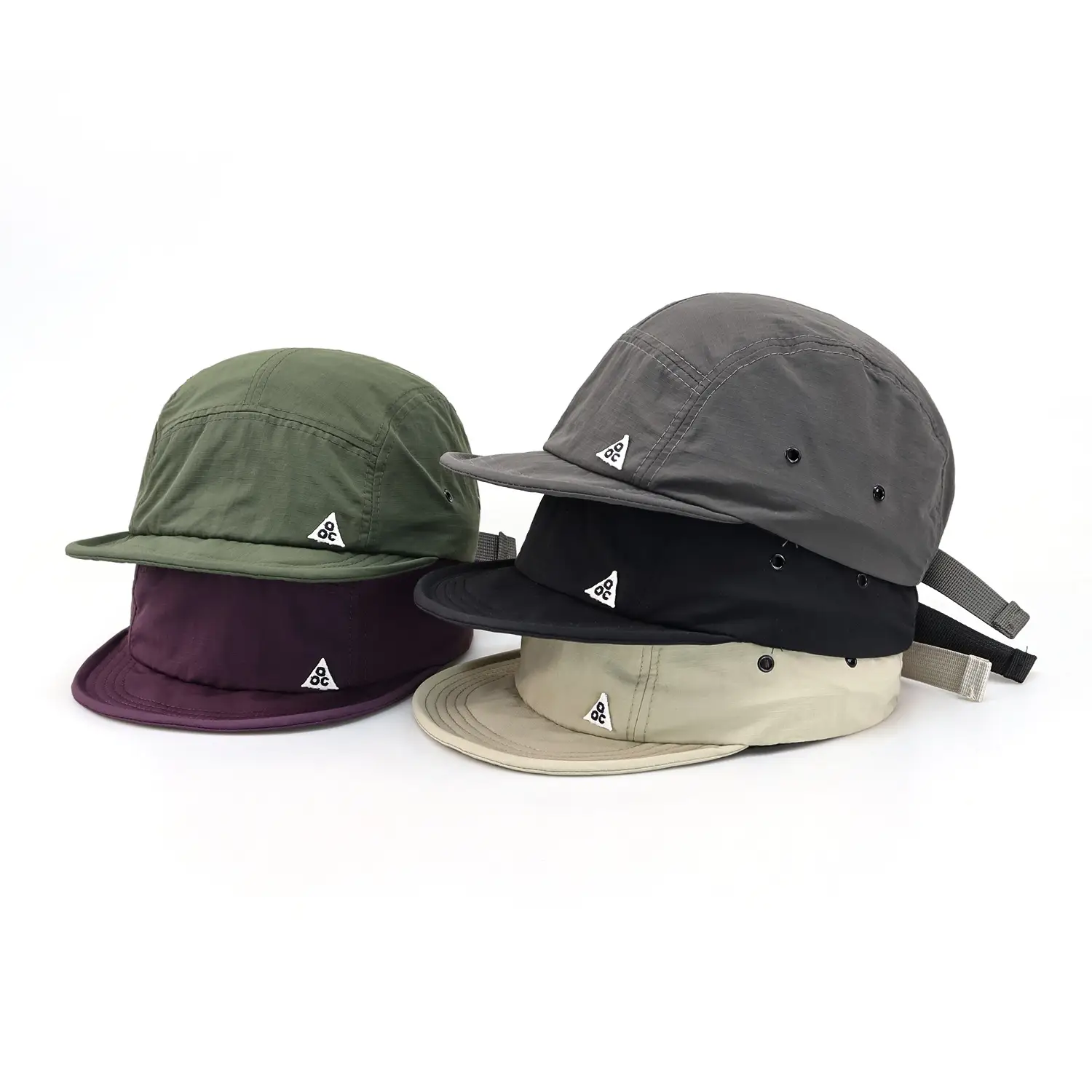 Japanese Style Embroidered Cap for Men Women Soft Brim 5-Piece - Image 9