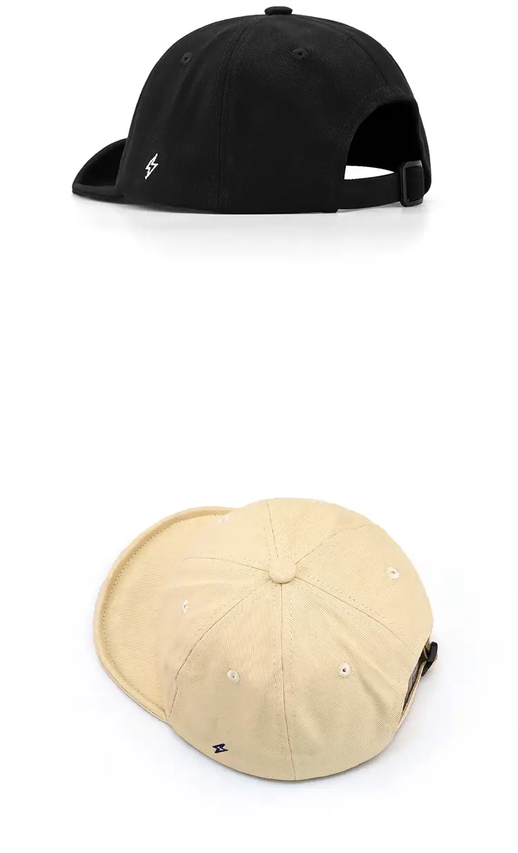 Black American Variety Brimmed Cap for Men Women — feature 4