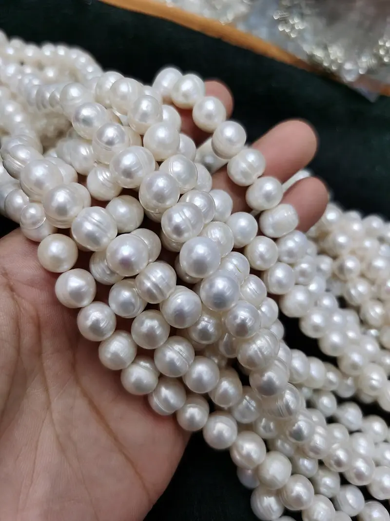9-10mm White Pearl Beads for DIY Necklaces — feature 5