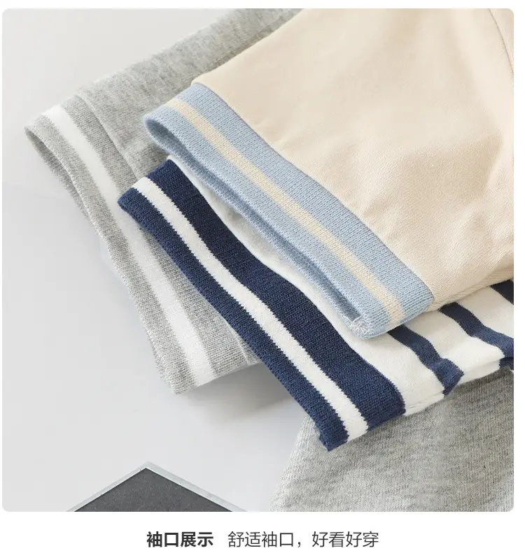 Baby Polo Shirt Grey White Short Sleeve Summer — feature 20