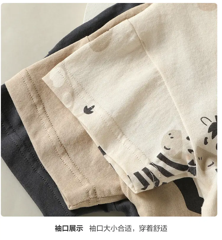 Baby Cotton T-Shirt Light Blue Summer Boys Girls — feature 14