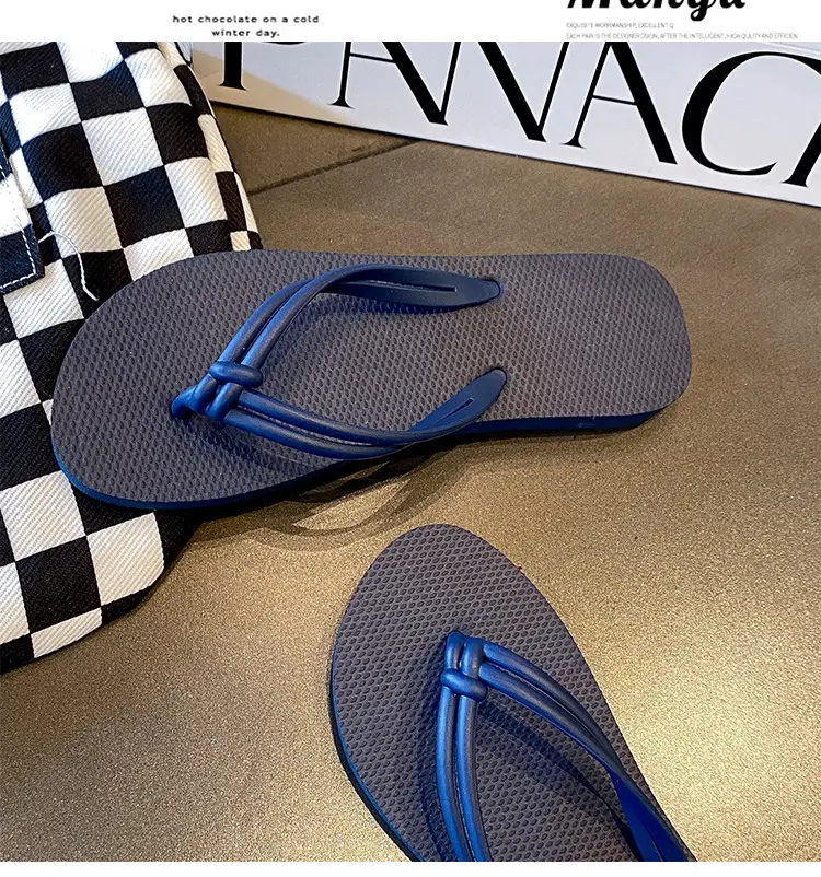 Women's Flip-Flops Beach Sandals 2025 Summer Ins Style Thong Sandals for Outdoor Wear Flat Sandals Women's Anti-Slip Flat Heel — feature 10