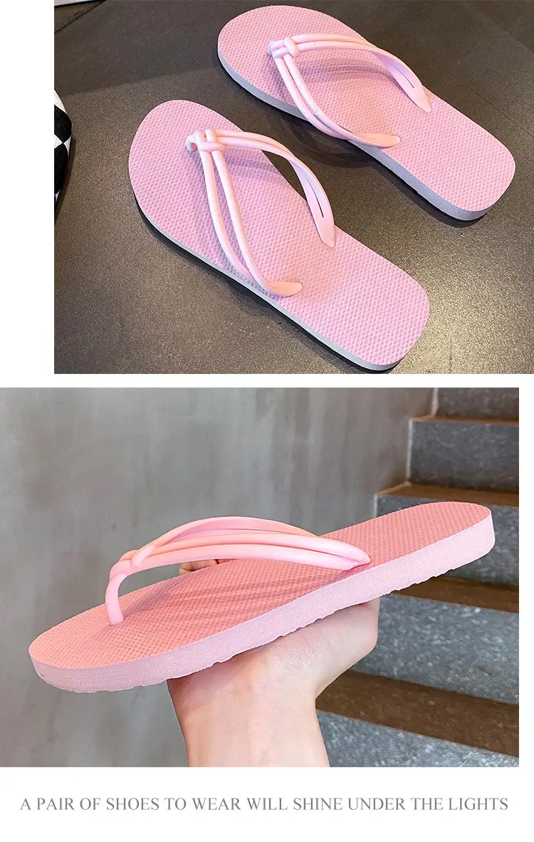 Women's Flip-Flops Beach Sandals 2025 Summer Ins Style Thong Sandals for Outdoor Wear Flat Sandals Women's Anti-Slip Flat Heel — feature 12